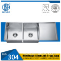 304 Stainless Steel Undermount Kitchen Sink With Drainboard